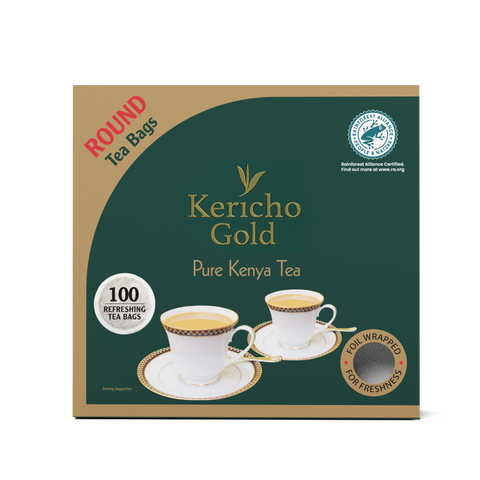 KENYA KERICHO 100 UNIT ROUND TEA BAGS