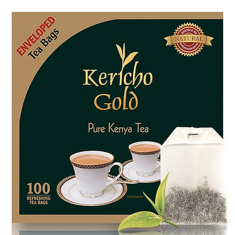 KENYA KERICHO 100 ENVELOPES TEA BAGS